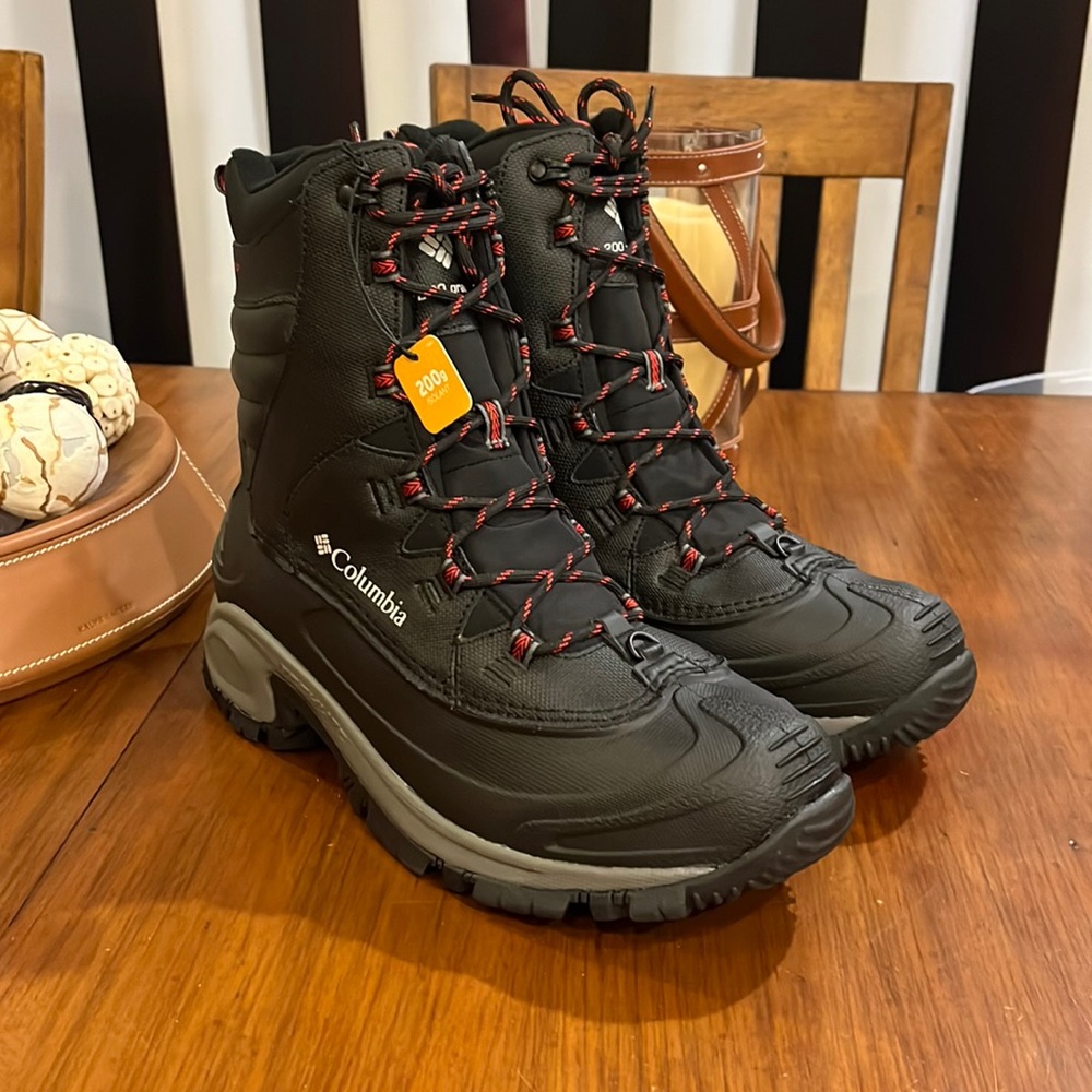 Columbia Bugaboot Boots III black Waterproof Winter 200g Insulation Mens Sizes